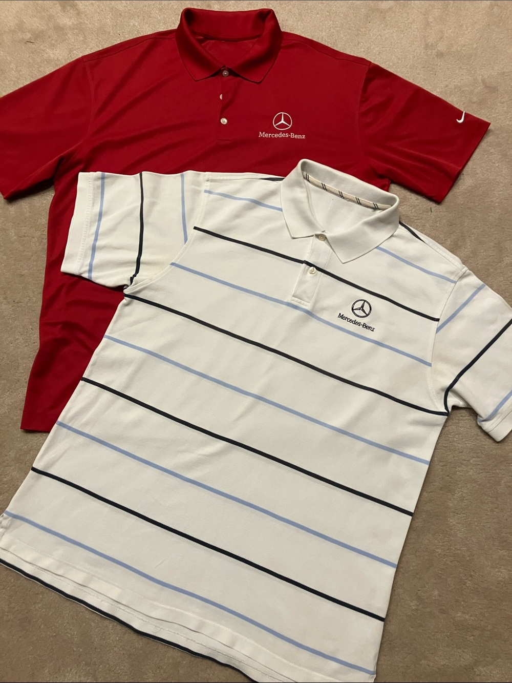 Nike and Izod Men's Mercedes-Benz Polo bundle